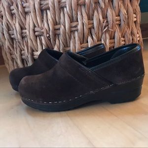 Brown Suede Danskos